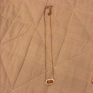 Kendra Scott Rose Gold Elisa drusy.
